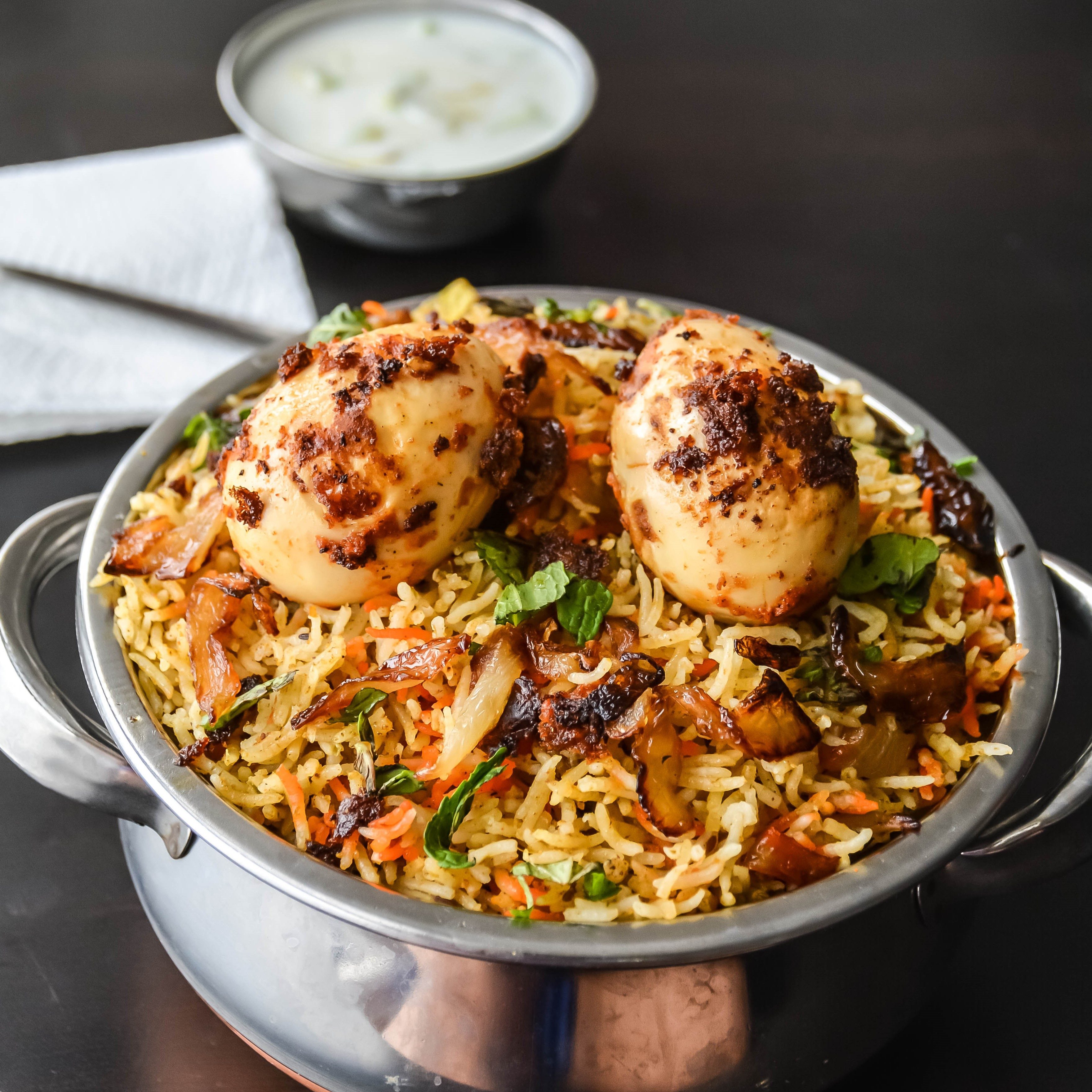 Egg Biryani.