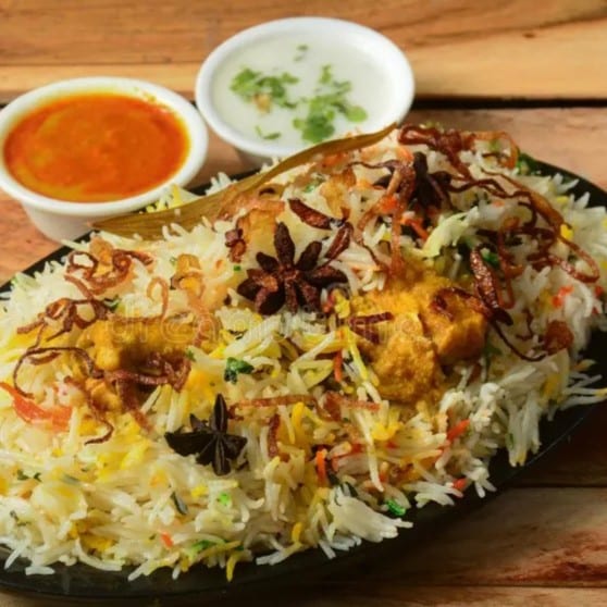 Chicken Dum Biryani.