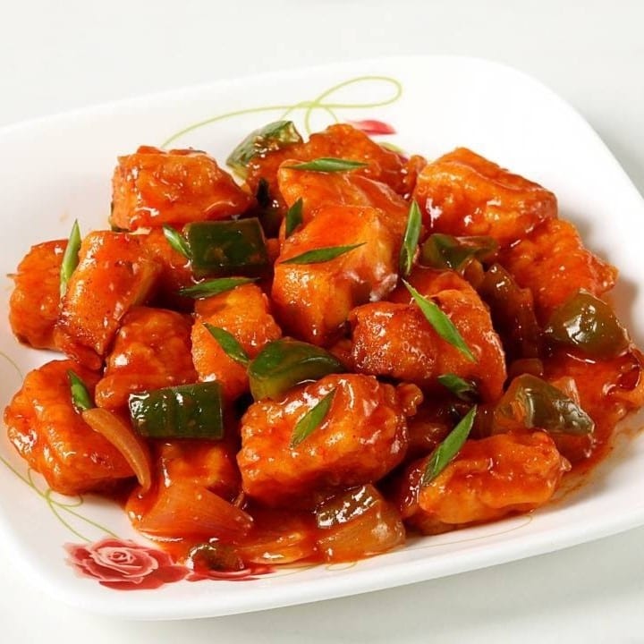 Chilli Paneer.