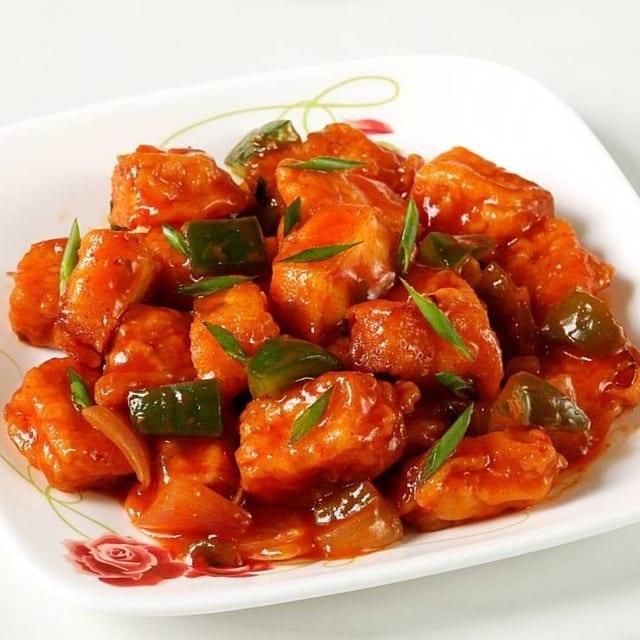 Chilli Paneer.