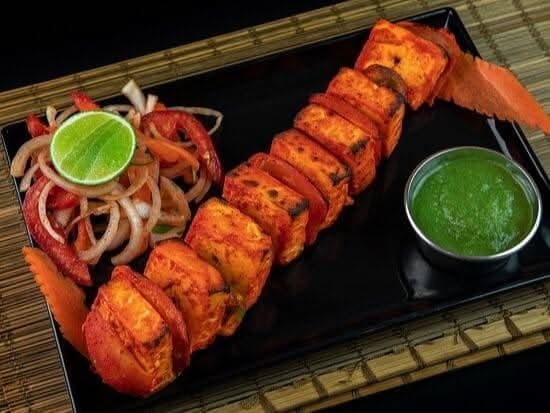 Paneer Tikka Kebab.