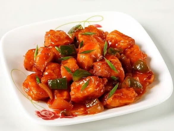Chilli Paneer.