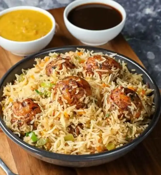 Manchurian Veg Fired Rice.
